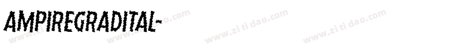 ampiregradital字体转换