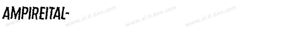 ampireital字体转换