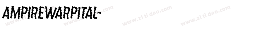 ampirewarpital字体转换