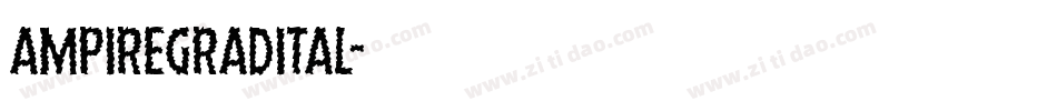 ampiregradital字体转换