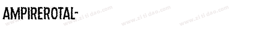 ampirerotal字体转换