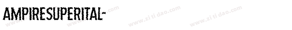 ampiresuperital字体转换