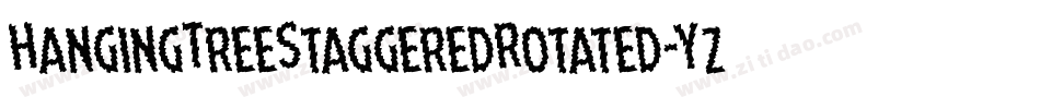 HangingTreeStaggeredRotated-YzzP2字体转换