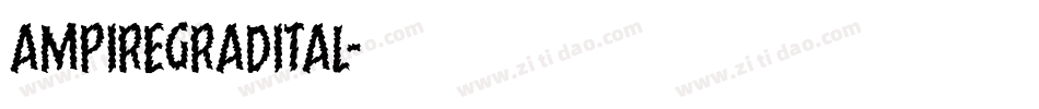 ampiregradital字体转换