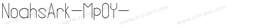 NoahsArk-MpOY字体转换