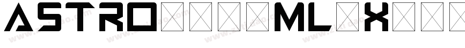 Astro868-mL2x字体转换