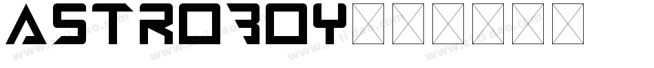 AstroBoy字体转换