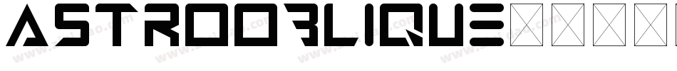 AstroOblique字体转换