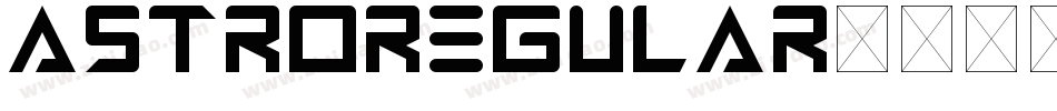 AstroRegular字体转换
