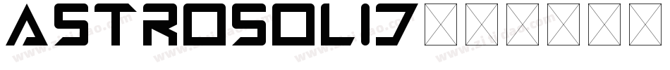 AstroSolid字体转换