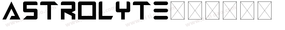 Astrolyte字体转换