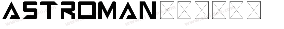 Astroman字体转换