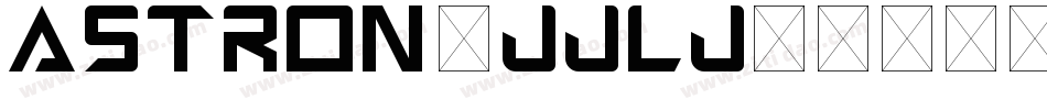 Astron-JJlj字体转换