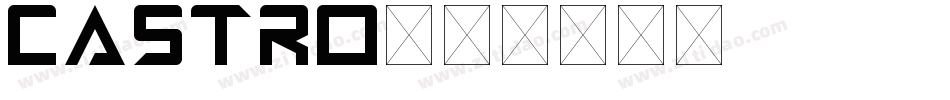 Castro字体转换