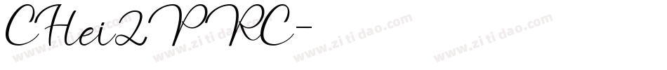 CHei2PRC字体转换