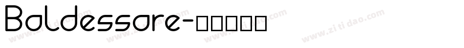 Baldessare字体转换