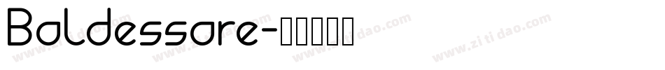 Baldessare字体转换