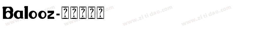 Balooz字体转换