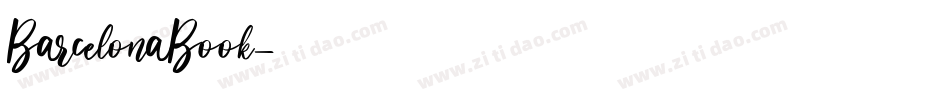 BarcelonaBook字体转换