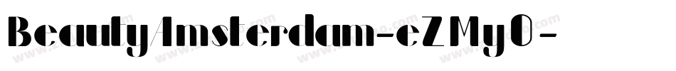 BeautyAmsterdam-eZMyO字体转换