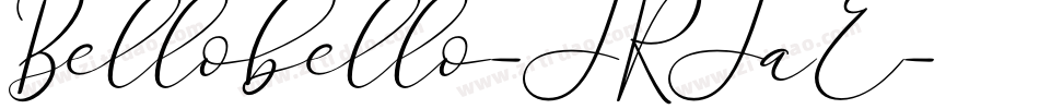 Bellobello-JRJaE字体转换