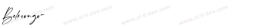 Belmongo字体转换