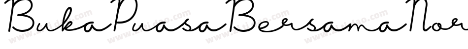 BukaPuasaBersamaNormal-lB05字体转换