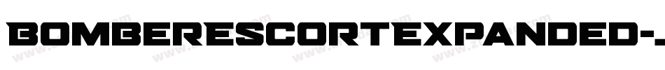 BomberEscortExpanded-jErXl字体转换