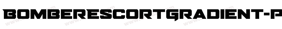 BomberEscortGradient-p7ZWa字体转换