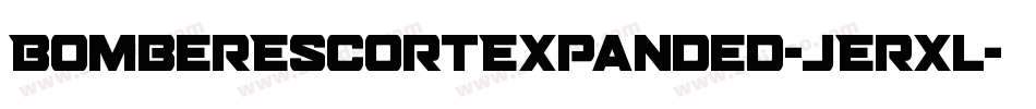 BomberEscortExpanded-jErXl字体转换