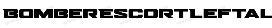 BomberEscortLeftalic-ywLl2字体转换