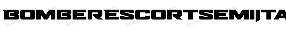 BomberEscortSemiItalic-VGzp6字体转换