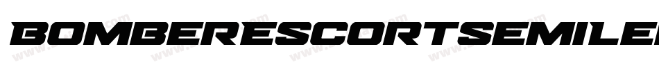 BomberEscortSemiLeftalic-ZVE1x字体转换