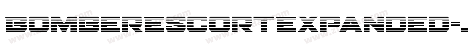 BomberEscortExpanded-jErXl字体转换