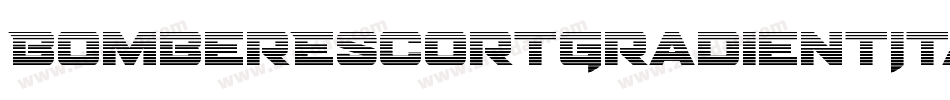 BomberEscortGradientItalic-DOL7m字体转换