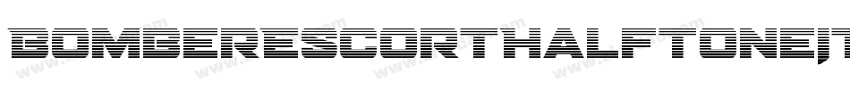 BomberEscortHalftoneItalic-6YyDo字体转换