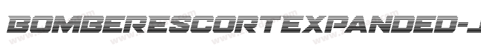 BomberEscortExpanded-jErXl字体转换