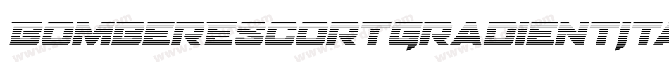 BomberEscortGradientItalic-DOL7m字体转换