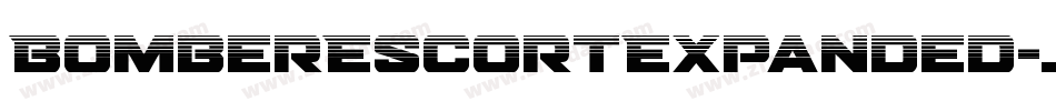 BomberEscortExpanded-jErXl字体转换