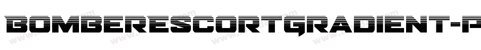 BomberEscortGradient-p7ZWa字体转换