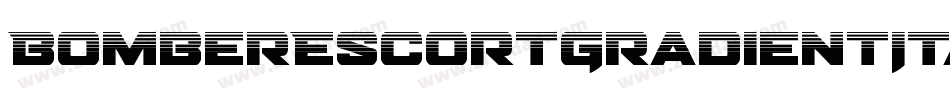 BomberEscortGradientItalic-DOL7m字体转换
