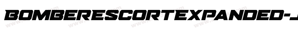 BomberEscortExpanded-jErXl字体转换