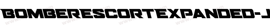 BomberEscortExpanded-jErXl字体转换