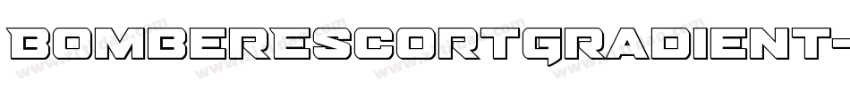 BomberEscortGradient-p7ZWa字体转换