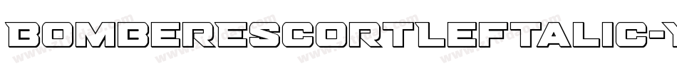 BomberEscortLeftalic-ywLl2字体转换