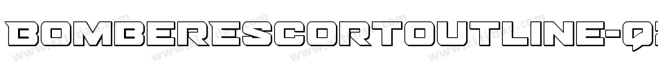 BomberEscortOutline-qZoal字体转换