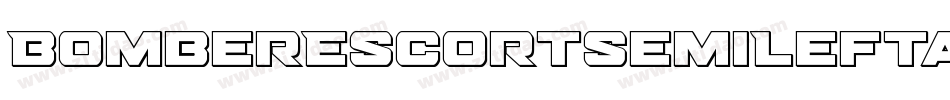 BomberEscortSemiLeftalic-ZVE1x字体转换