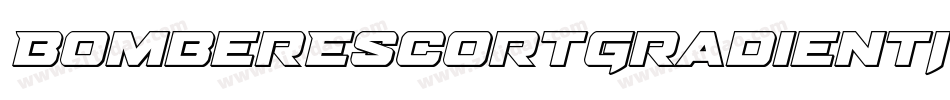 BomberEscortGradientItalic-DOL7m字体转换