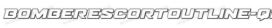 BomberEscortOutline-qZoal字体转换
