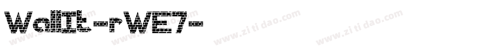 WallIt-rWE7字体转换